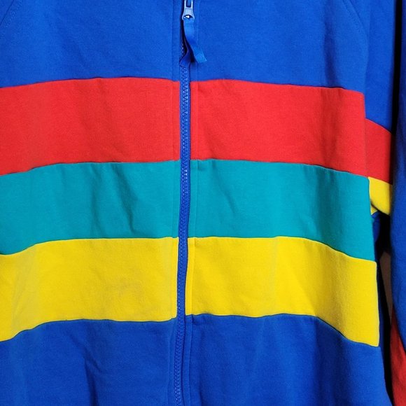 Target Lego Sweatshirt Zip Front Primary Colors Blue Red Yellow Adult XL - Picture 2 of 8